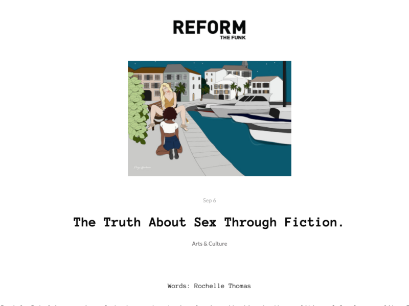 ‘The Truth About Sex Through Fiction’ article
